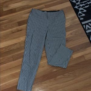 H&M high waisted gingham linen pants.